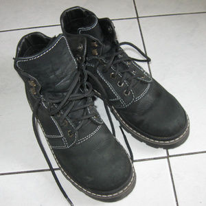 Real Leather Womens Winter Warm Boots Shoes